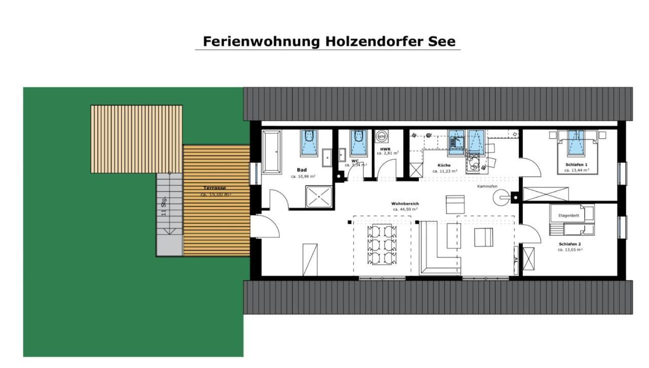 Ferienwohnung Holzendorfer See Holzendorf  Exteriér fotografie